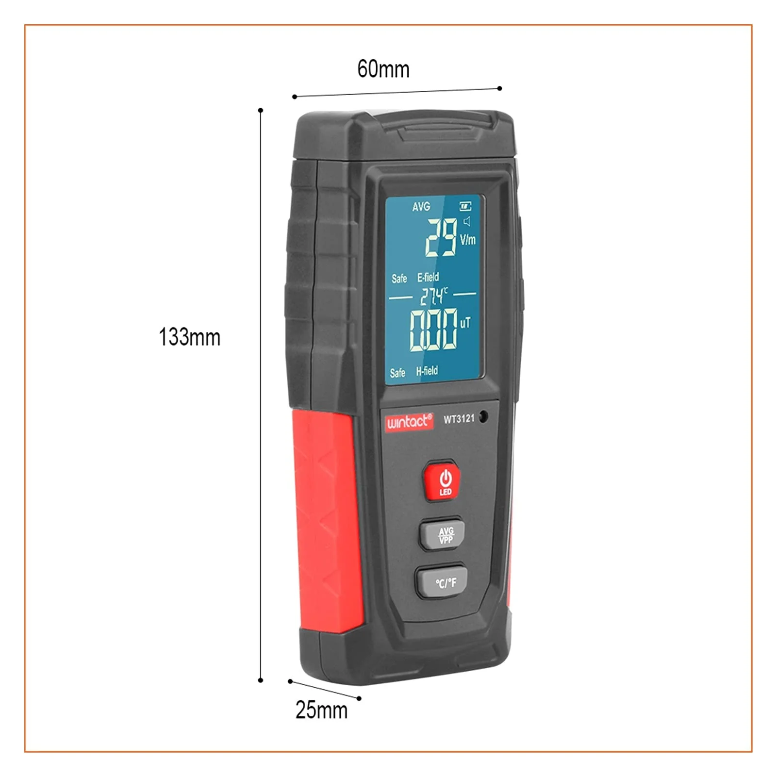 Professional EMF detection device for safe systems of work.