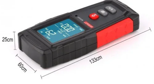 ERICKHILL EMF meter showing comparative radiation levels for different smart devices.