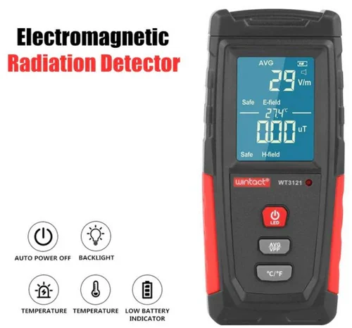 ERICKHILL EMF meter highlighting key safety features for smart home users.